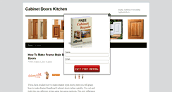 Desktop Screenshot of cabinetdoorskitchen.com